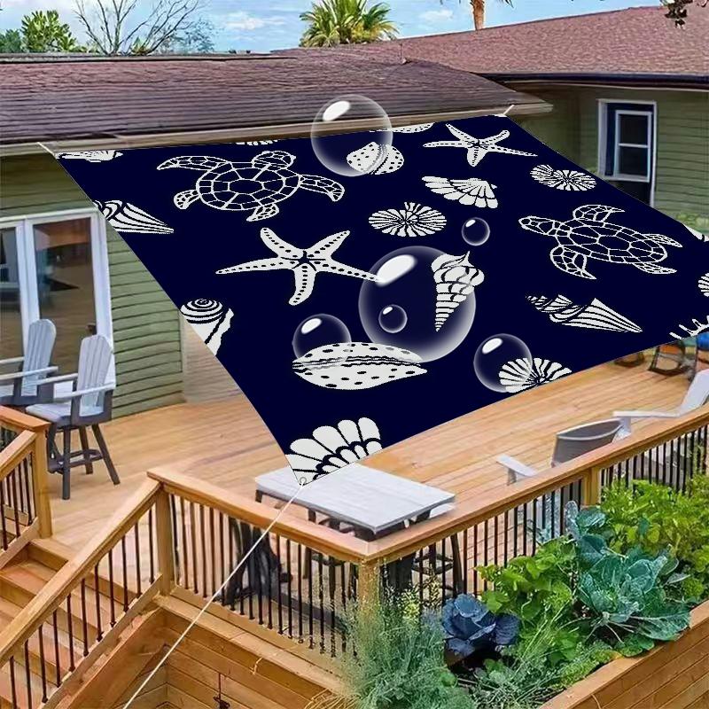 1 PCS Large Outdoor Sunshade Simple and fashionable design elements (8), 4 Fixation Ropes Included Washable for Outside Yard Camp Beach Faderesistant Material, Homeowners, Garden Lovers Beach Sun Shades, Beach Shade 1 PCS Large Outdoor Sunshade Simple and fashionable design elements (8), 4 Fixation Ropes Included Washable for Outside Yard Camp Beach Faderesistant Material, Homeowners, Garden Lovers Beach Sun Shades, Beach Shade