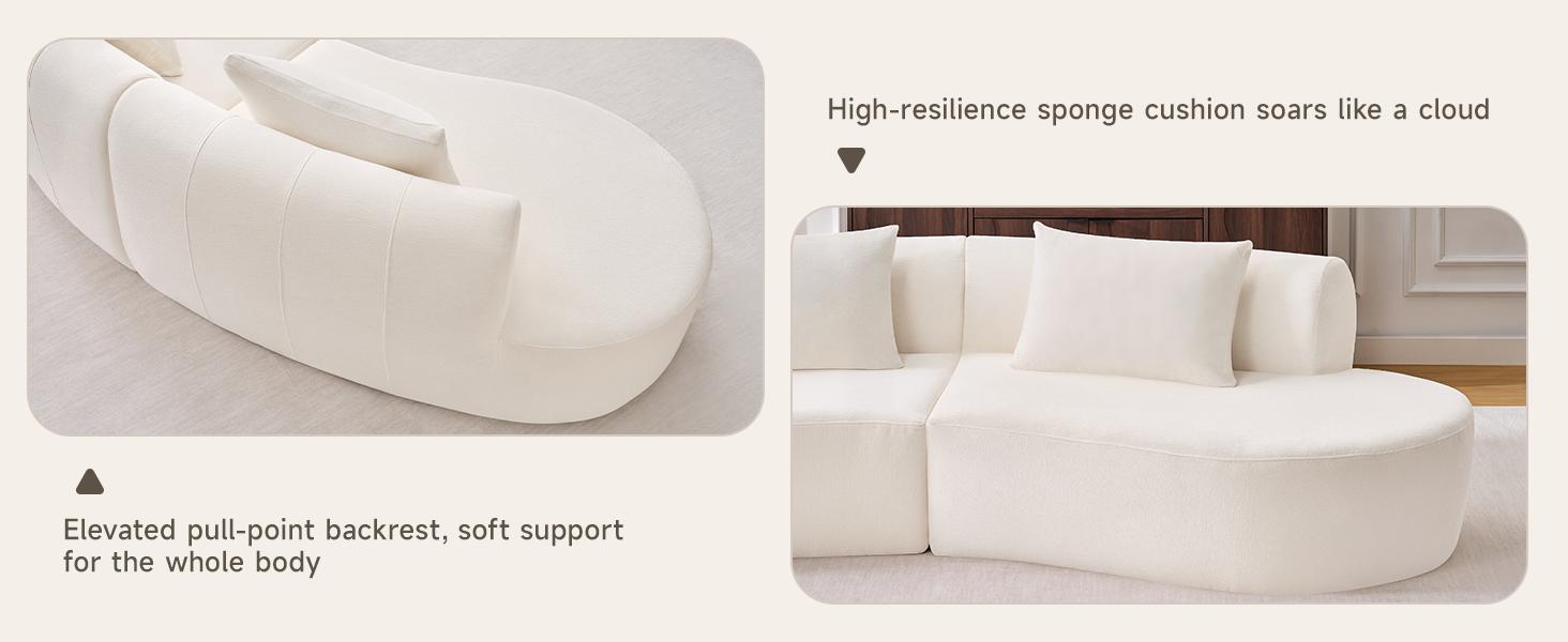 【SPOTLIGHT DAY】ONBRILL Cloud Sectional Couch,Modern Modular Sofa with Deep Seat,Upholstered Chenille Boneless Upholstered Couches for Living Room,No Assembly Required 【SPOTLIGHT DAY】ONBRILL Cloud Sectional Couch,Modern Modular Sofa with Deep Seat,Upholstered Chenille Boneless Upholstered Couches for Living Room,No Assembly Required