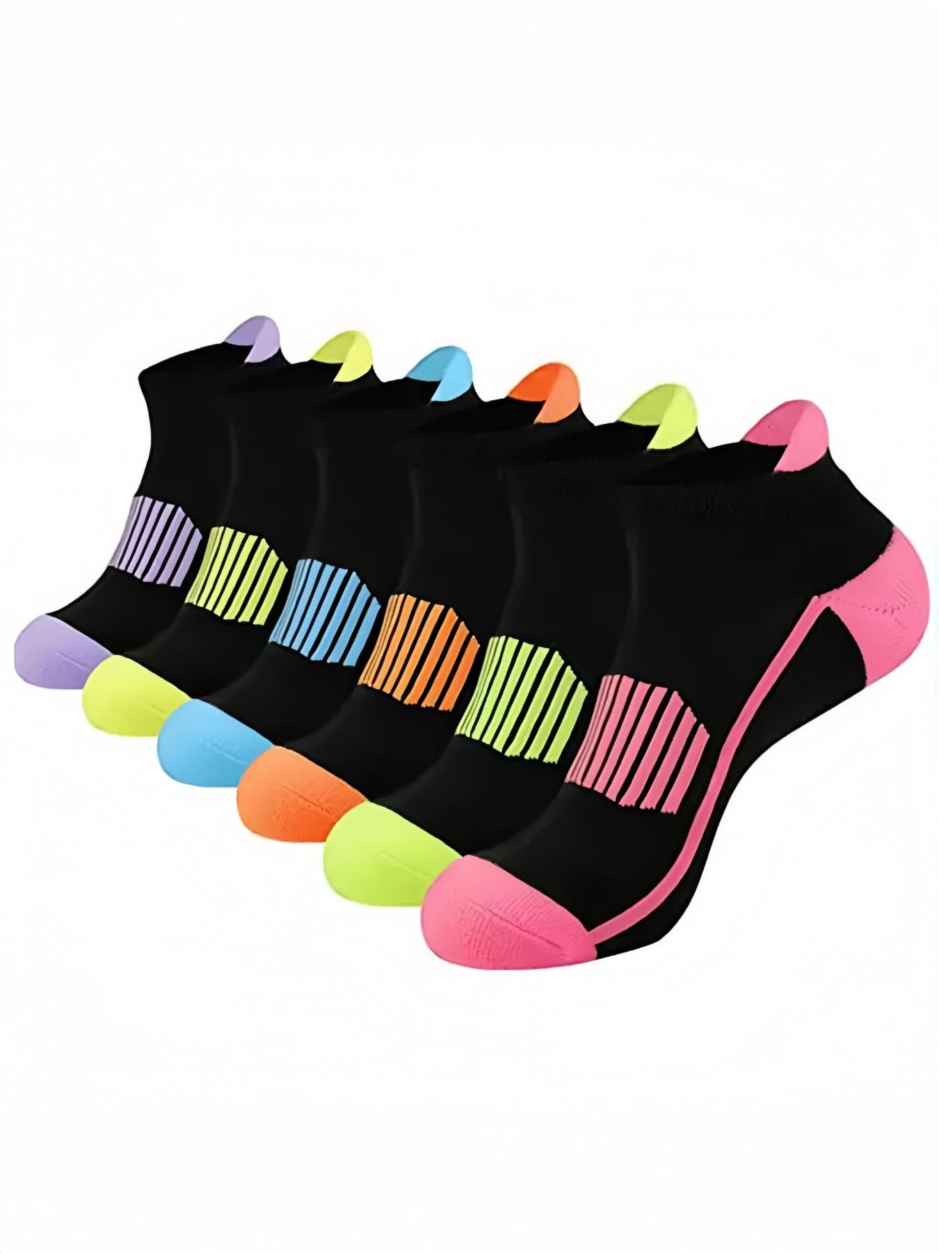 Men's Colorblock Low Cut Socks, Casual Comfy Breathable Socks for Daily Wear, Men's Socks for All Seasons