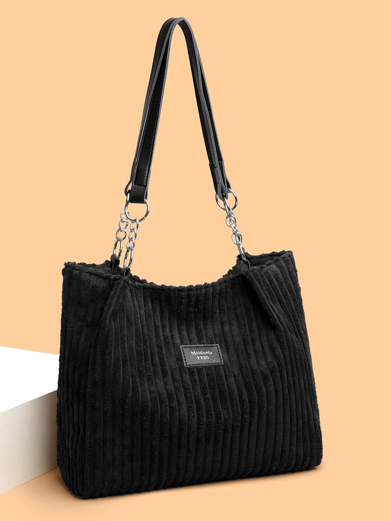 Women's Random Leopard Print Casual Shoulder Bag, Style Large Capacity Tote Bag for Work & Daily Used, Personalized Trendy All-match Underarm Bag