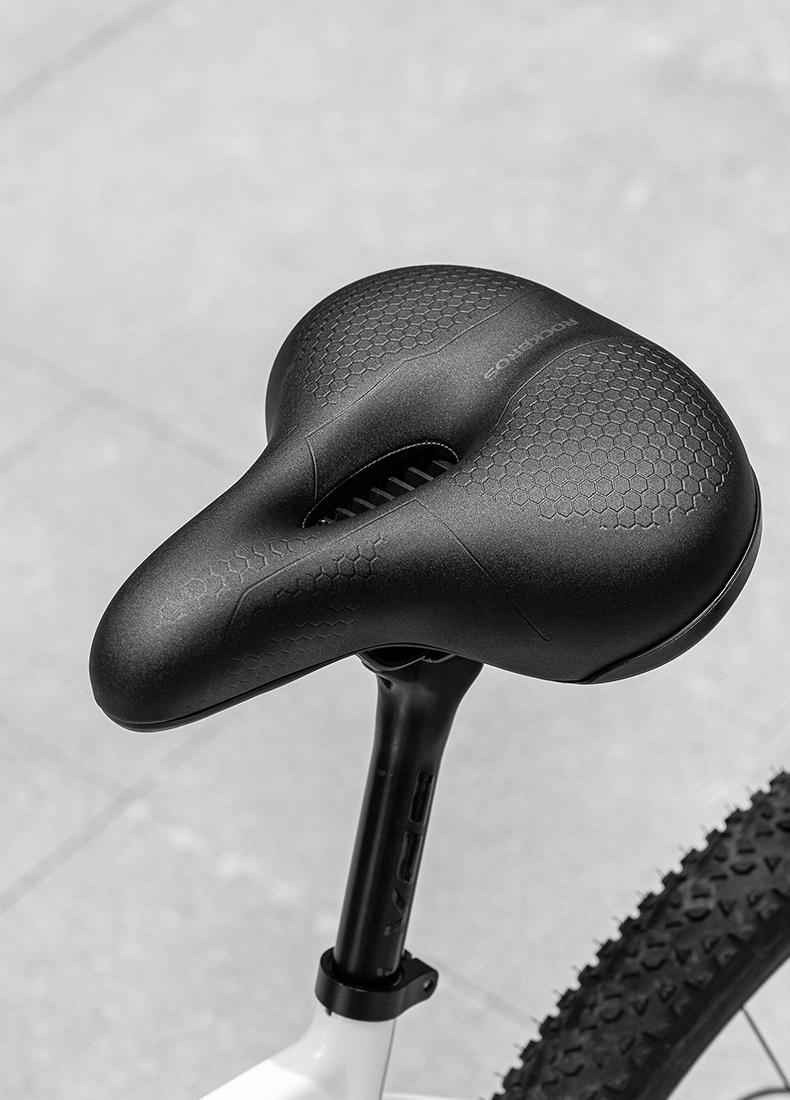 ROCKBROS Bike Seat Memory Foam Bike Saddle Comfortable Waterproof for City MTB Racing Bikes