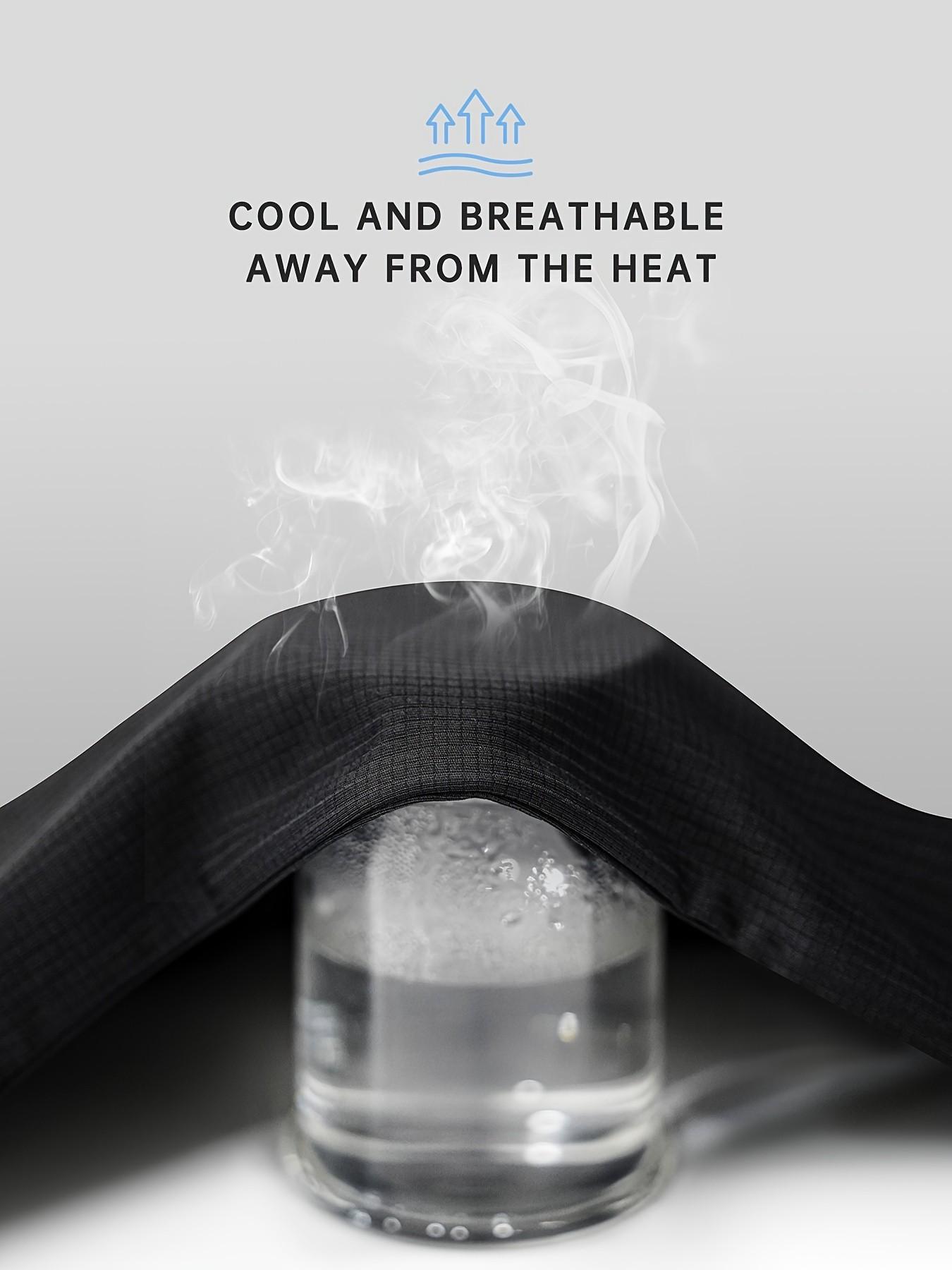 Men's Sporty T-Shirt, Quick-Dry Breathable Fitness Running Top, Casual Geometric Pattern, Loose-Fit Short Sleeve, Lightweight Moisture-Wicking