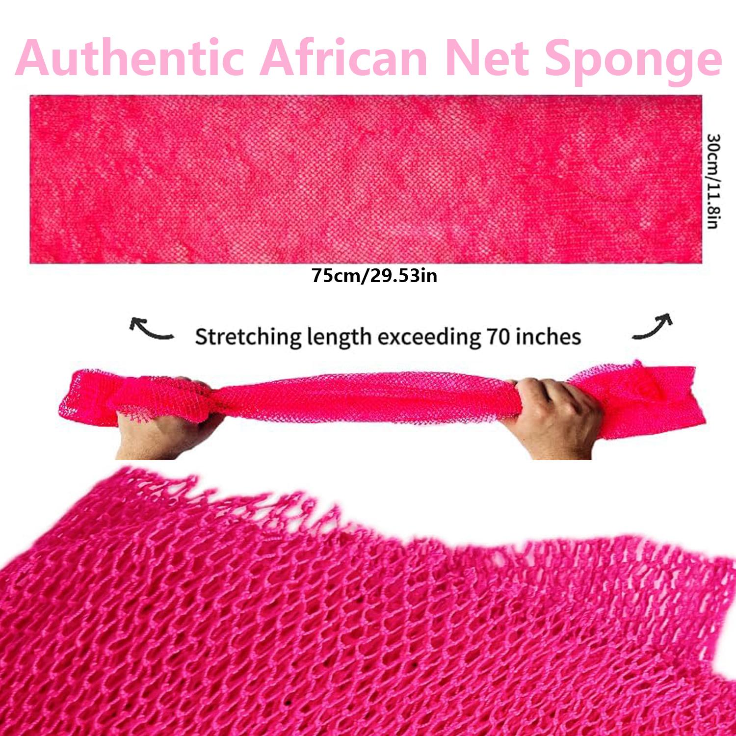 African Exfoliating Net Sponge, Ethically Sourced from Nigeria Bath Sponge, Smooth Skin Bath Sponge Shower