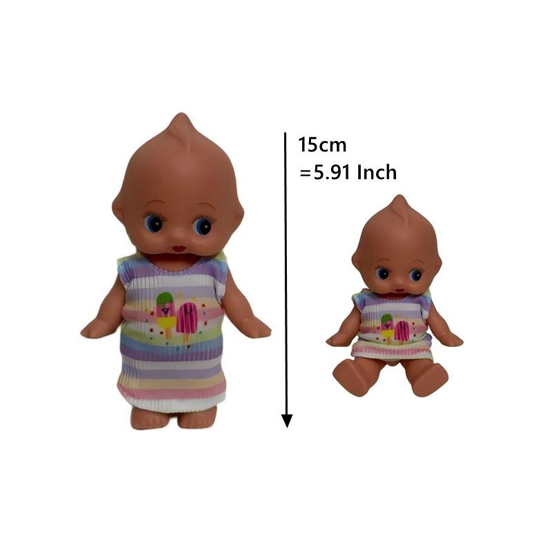 6-Inch PVC Rubber Stuffed Doll, Realistic Replica Toy Figure, Collectible Character Model, Ideal Gift for Enthusiasts