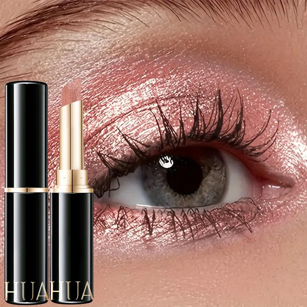 Huasurv Multi-Function Jelly Highlight Eyeshadow Stick, Metallic Shine, Long-Lasting Waterproof for Makeup Beginners