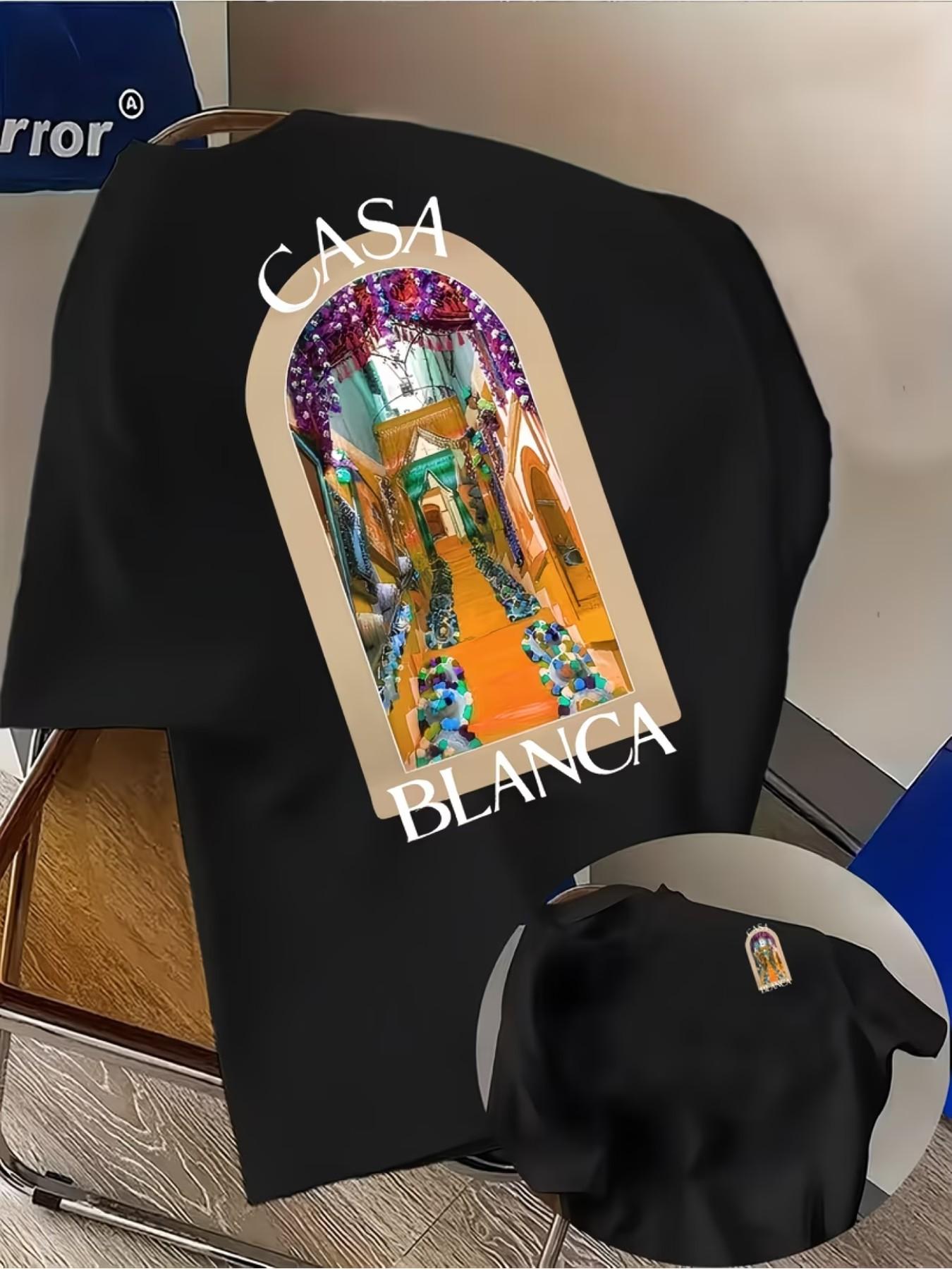 New Summer Men's Graphic Short Sleeve T-Shirt, Fashion Streetwear Top, Casual Breathable Tee, Sports T-Shirt for All Seasons