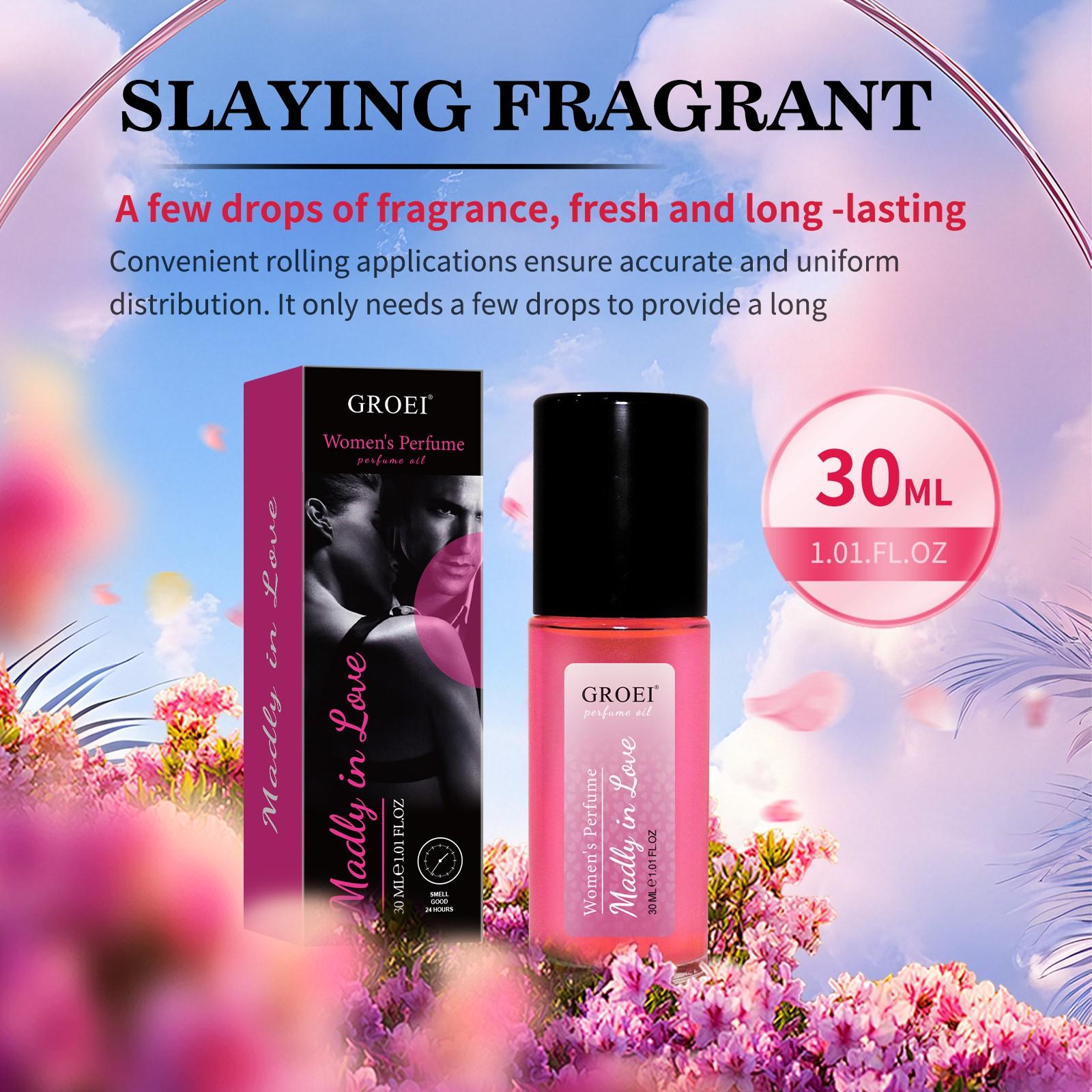 Crazy Love Roll-On Perfume｜Viral Perfume Oil，Exquisite, Elegant, Floral Fruity Scent with Skin-Friendly Formula，Fragrance Notes Lavender，For Long-Lasting Fragrance & Daily Glam, Floral Scents Perfume, Daily Use Fragrance