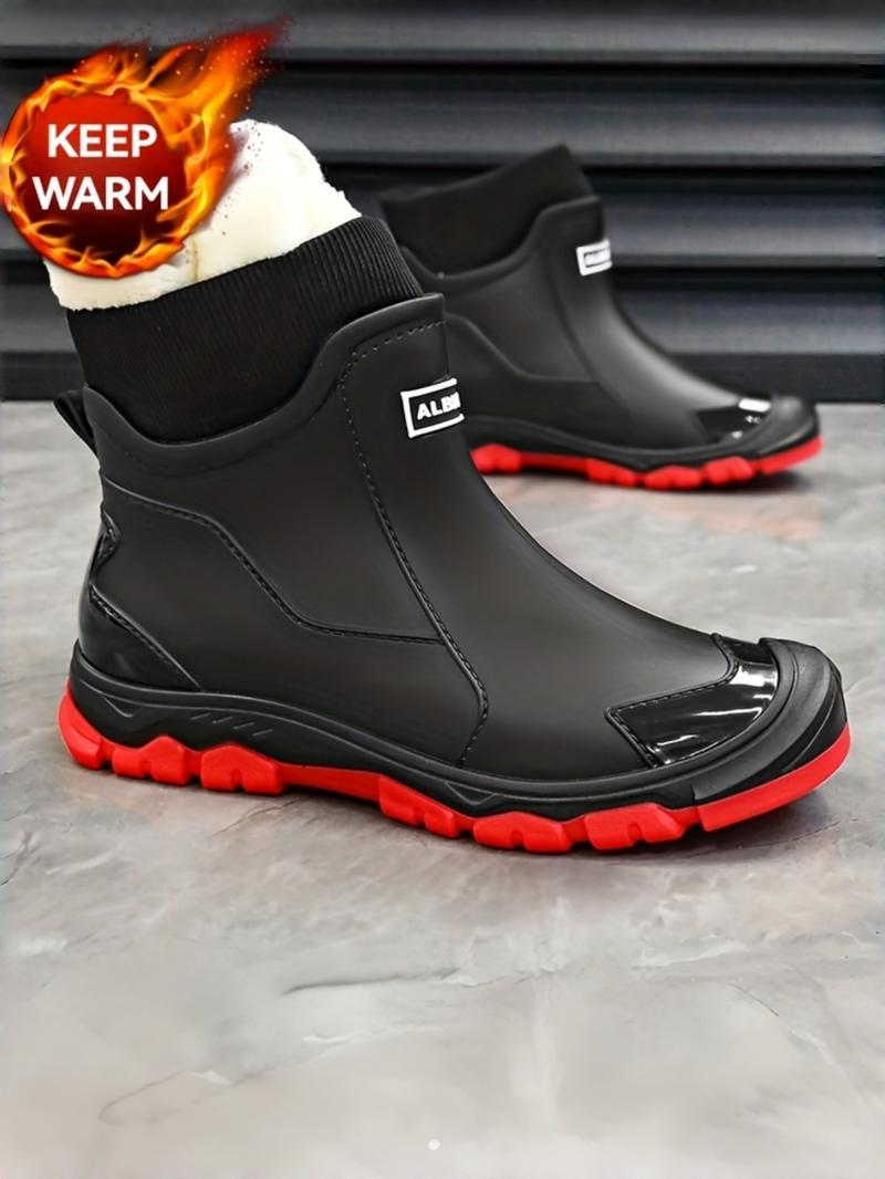 Women's Large Size Warm Durable Rain Boots Short PVC Outdoor Water Shoes Kitchen Work Waterproof Fishing Car Wash Shoes Women's Large Size Warm Durable Rain Boots Short PVC Outdoor Water Shoes Kitchen Work Waterproof Fishing Car Wash Shoes