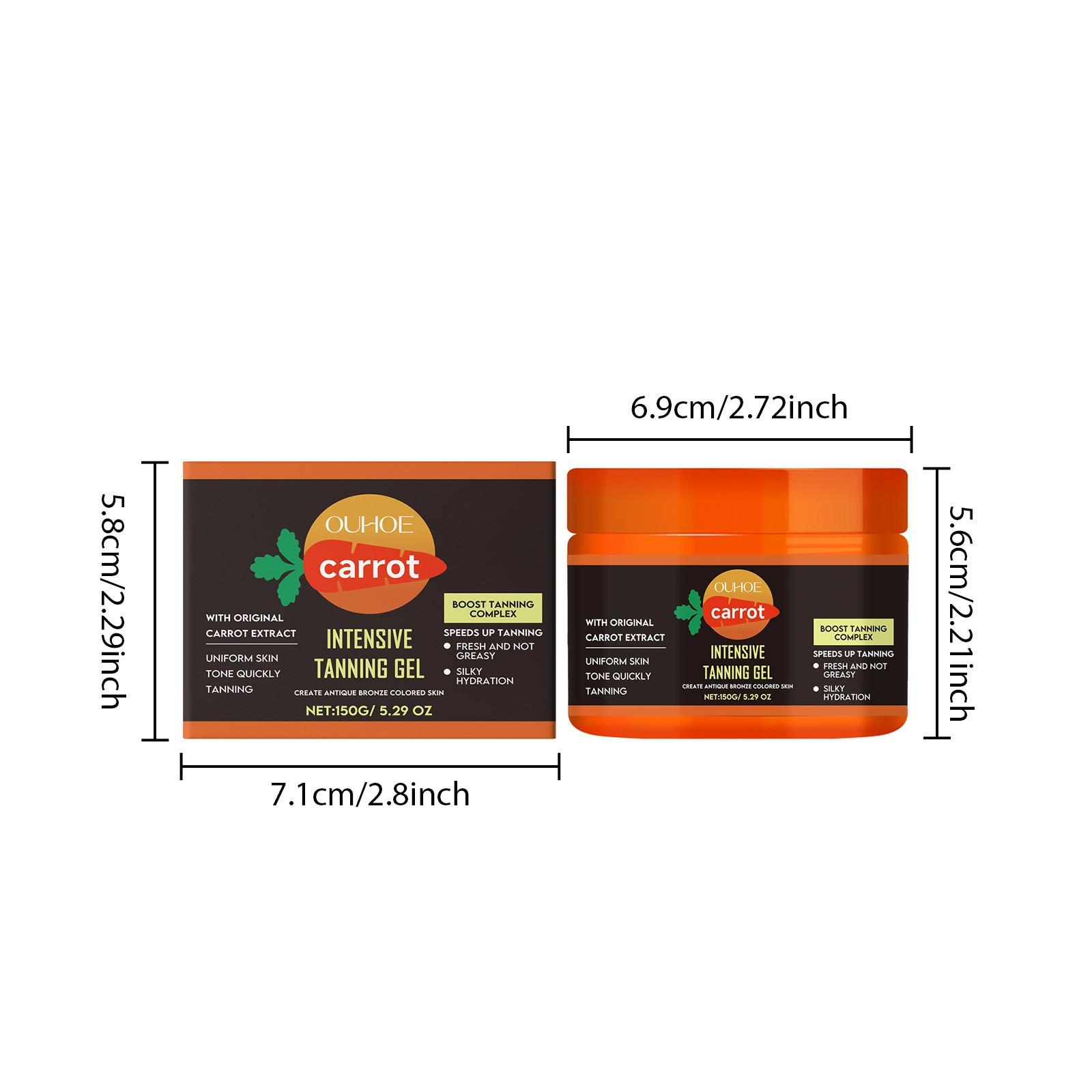 Tanning Gel – 5.07oz Fast Tan Accelerator for Outdoor Use | Moisturizing, Smooth Finish, Water-Resistant Body Care Radiant Moisturizer, Moisturizing Bronzing Tanner