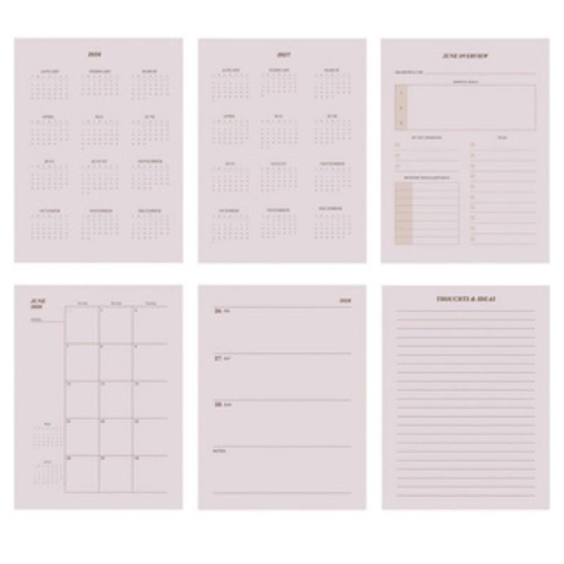 2026 Daily Planner Notebook & Personal Journal Organizer, Multi-Functional Efficiency Notebook, Weekly/monthly Layout, Plan Sections, Adequate Note Space, Spiral Bound