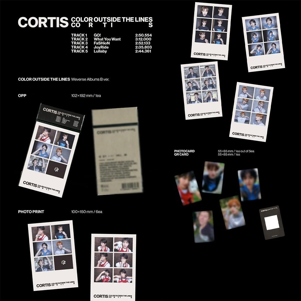 Cortis Debut Mini Album Color Outside the Lines Electronic Card, Limited Edition Collectible Item, Perfect Gift for Fans