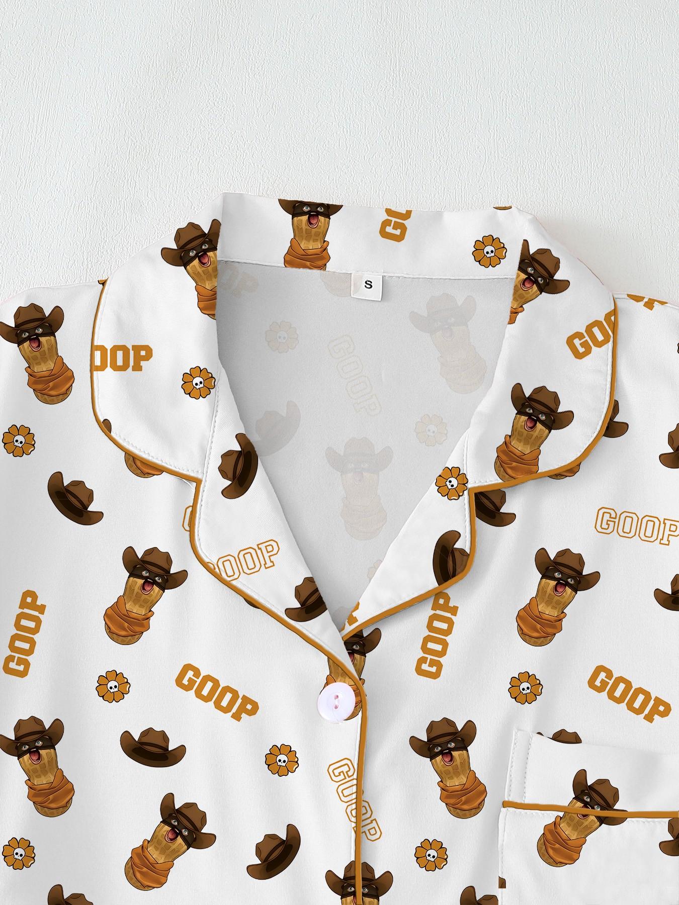 burnt peanut Peanut Pajama Set | Cozy Warm Toffee Button Down PJs | Soft 2-Piece Aesthetic Sleepwear for Women | Earth Tone Loungewear，Chic 2-Piece Sleepwear for Coffee Mornings | Soft Button Up PJ Set | Perfect Fall Gift for Her