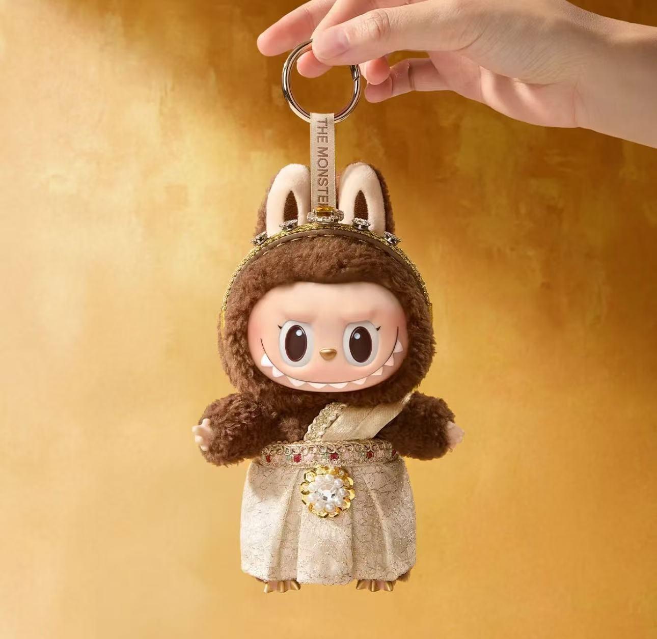 The Monsters Thailand Limited Good Luck to you Vinyl Plush Handing Card keychain doll pop mart