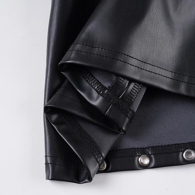 Women's PU Leather Belted Mini Skirt, Adjustable Skirt, Low Rise Skirt, Low Waist Street Style Fashion, Sexy Tight-Fitting Half Skirt for Women, Womenswear