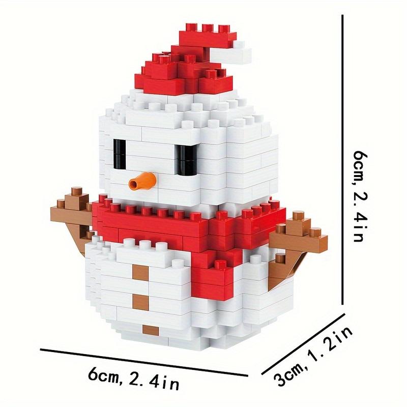Santa Claus Design Building Blocks Toy, 1 Count Cute Micro-particle Building Bricks Ornament, Snowman & Reindeer Creative Desktop Decoration for Home Office #TOP PICKS Santa Claus Design Building Blocks Toy, 1 Count Cute Micro-particle Building Bricks Ornament, Snowman & Reindeer Creative Desktop Decoration for Home Office #TOP PICKS