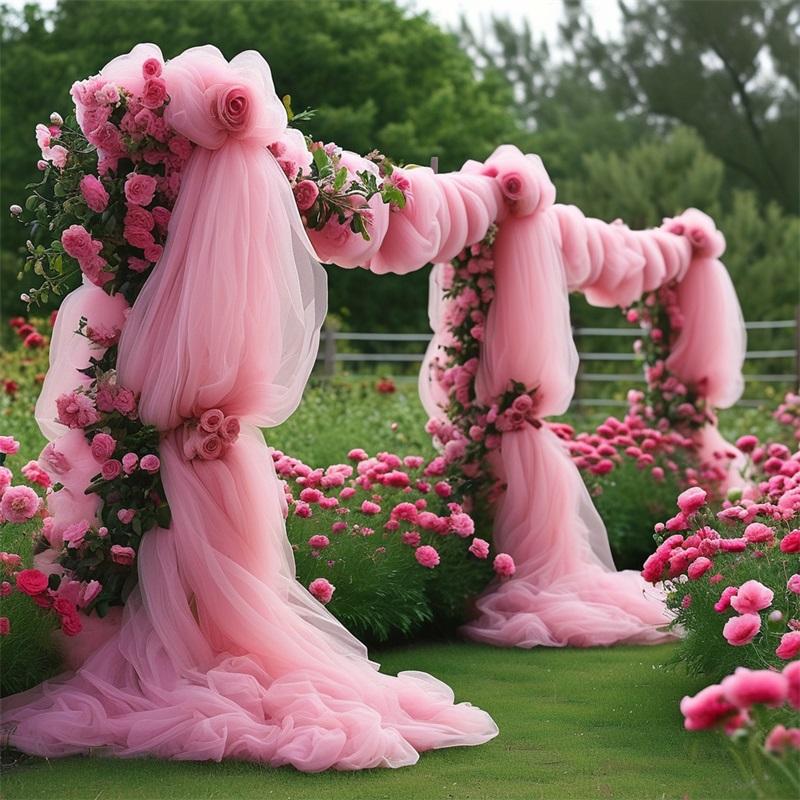 Netting Roll, Christmas Theme Decoration Mesh, Wedding Season Multi-Functional Decor, Valentine's Day, Outdoor Photography Backdrop