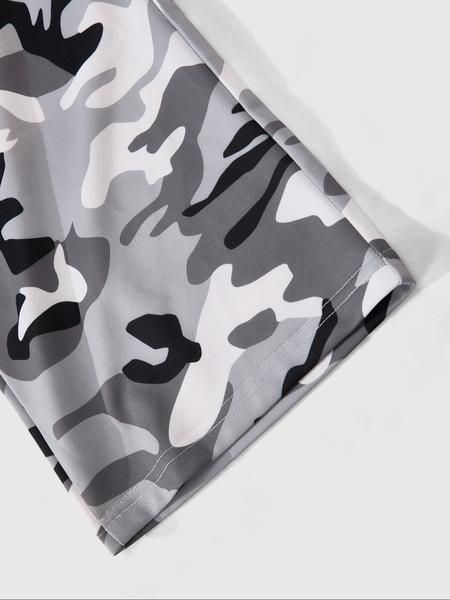 Men's Casual Military Camo Pants, Thorn Print Loose-Fit Drawstring Wide Leg, All-Season Comfortable Fabric, Perfect for Daily Wear Men's Casual Military Camo Pants, Thorn Print Loose-Fit Drawstring Wide Leg, All-Season Comfortable Fabric, Perfect for Daily Wear