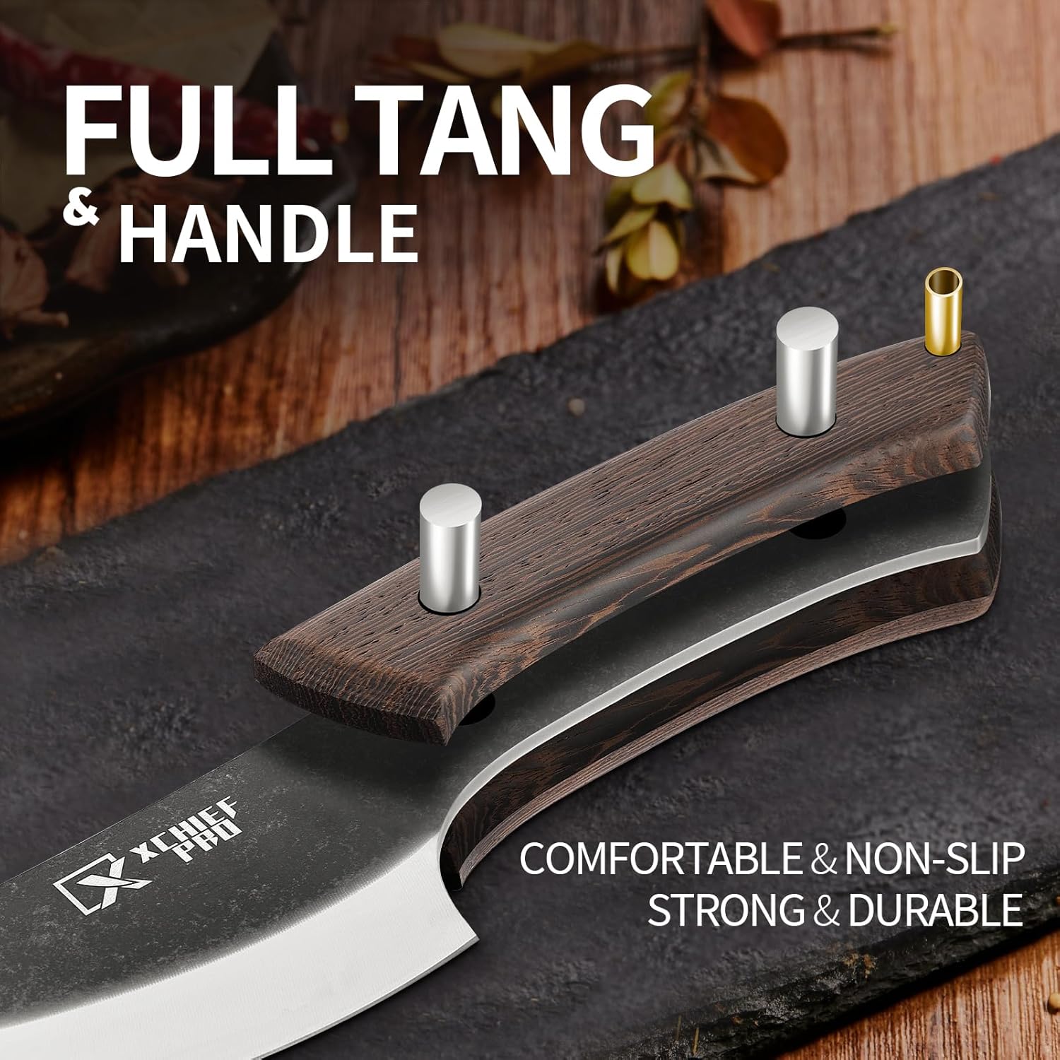 XCHIEF PRO 5.1'' Butcher Knife - Kitchen Chefs Knives for Cutting, Boning, Chopping. Japanese Sharp Knife Great Designed for Balance and Control. Best Professional Chef's Knives for Cooking