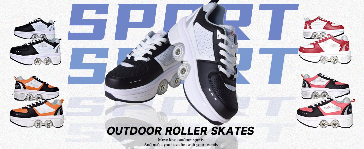 【 Black Friday 】SEBOWEL Fashionable Limited Edition Roller , Comfortable Sports style, Holiday Gift Casual  Sneaker Sports  Footwear Boy Walking Shoes Bridal Bridal