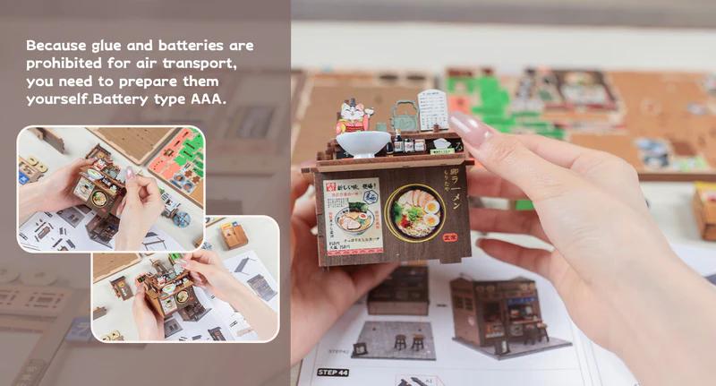 Morita-Ya CUTEBEE DIY Wooden Dollhouse with Furniture Handmade Miniature Room Dust-Proof Cover Perfect Black Friday Christmas Gift Playset Morita-Ya CUTEBEE DIY Wooden Dollhouse with Furniture Handmade Miniature Room Dust-Proof Cover Perfect Black Friday Christmas Gift Playset