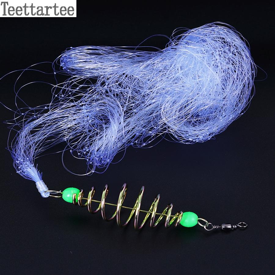 Hand Thrown Fishing Net with Sticky Strip, Spring Handle for Easy Catching, Durable Polyester Mesh, Outdoor Fishing Adventure, Mesh Netting, Fishing Gear