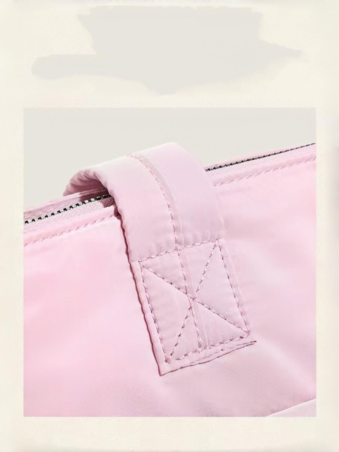 Korean Lazy Style Down Tote Bag, Quilted Puffer Tote, Large Capacity Commuter Bag, Versatile Shoulder Bag for Work and School, Fashionable Everyday Use