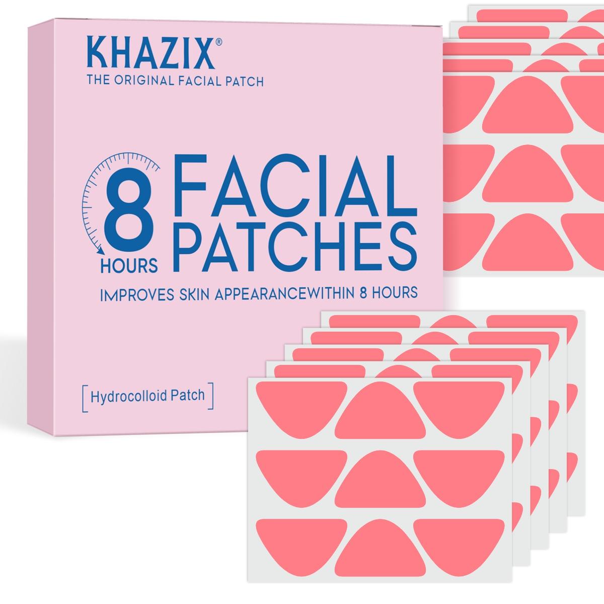 KHAZIX 90/180pcs Multi-Color Triangle Gentle Care Facial Patches,  Single Item, No Alcohol or Aerosol, Made in China