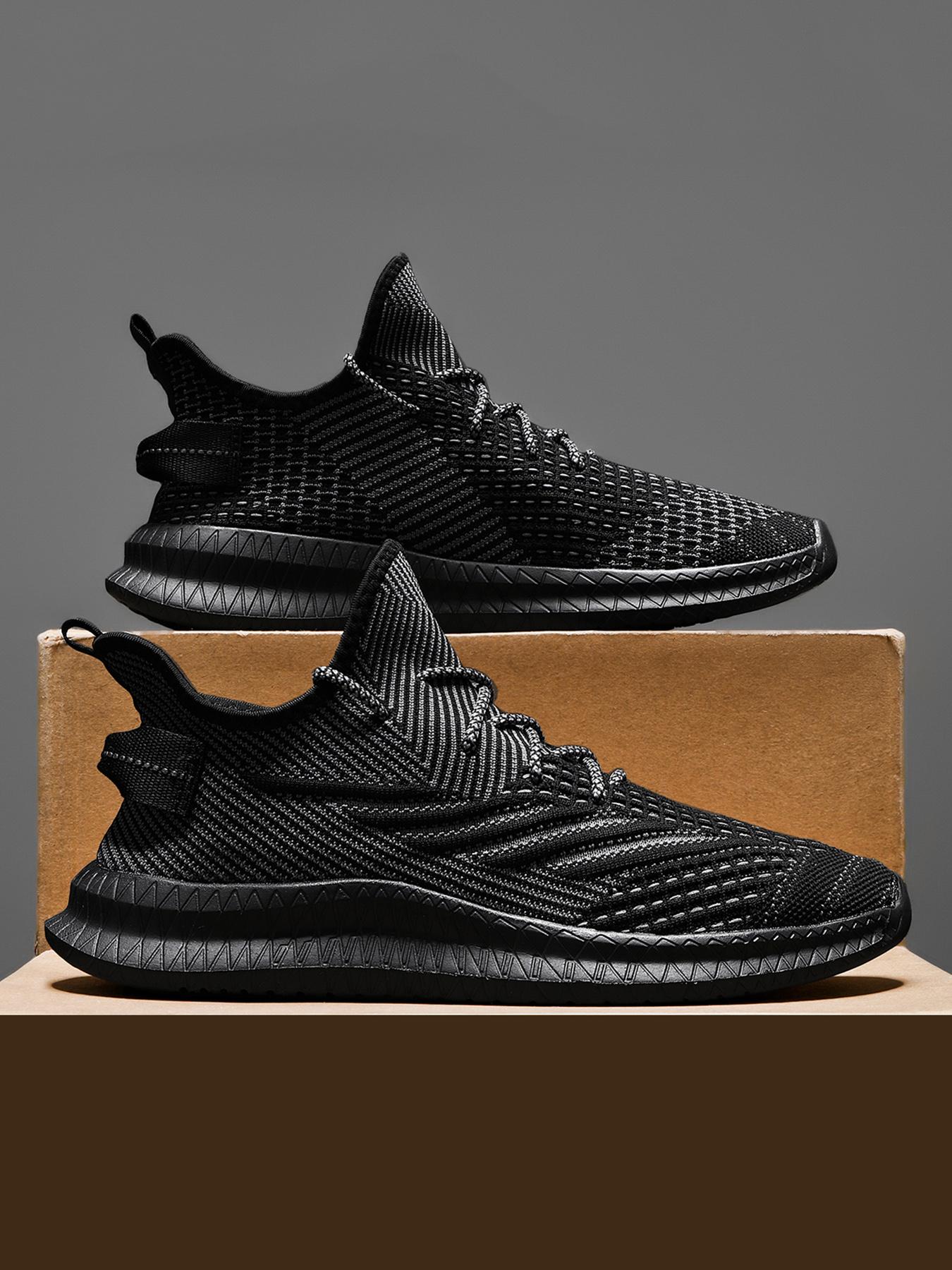 Men's Fashionable Breathable Lightweight Sneakers, 2024 New Style Casual Comfortable Sports Running Shoes, Male All-match Round Toe Shoes for Daily Wear