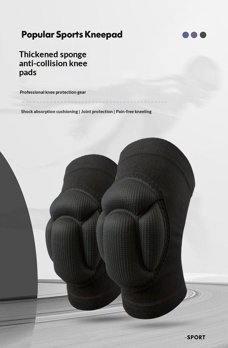 Protective Knee Pads, Thick Sponge Anti-slip, Collision Avoidance Knee Sleeve(1 Pair)