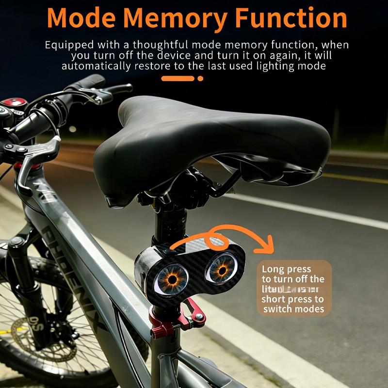 LED Dynamic Devil Eyes Light for Motorcycle/bicycle, 20 Modes Remote Control, Waterproof Decorative Light, Led Headlight, Model Xinghao A1