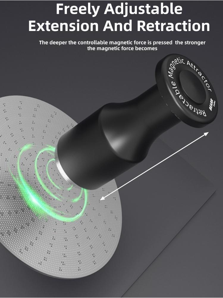 High Performance Coffee Magnetic Tool, Quick Adsorption Water Separation Net, N52 Press Retractable Magnet, Ideal for Kitchen Use