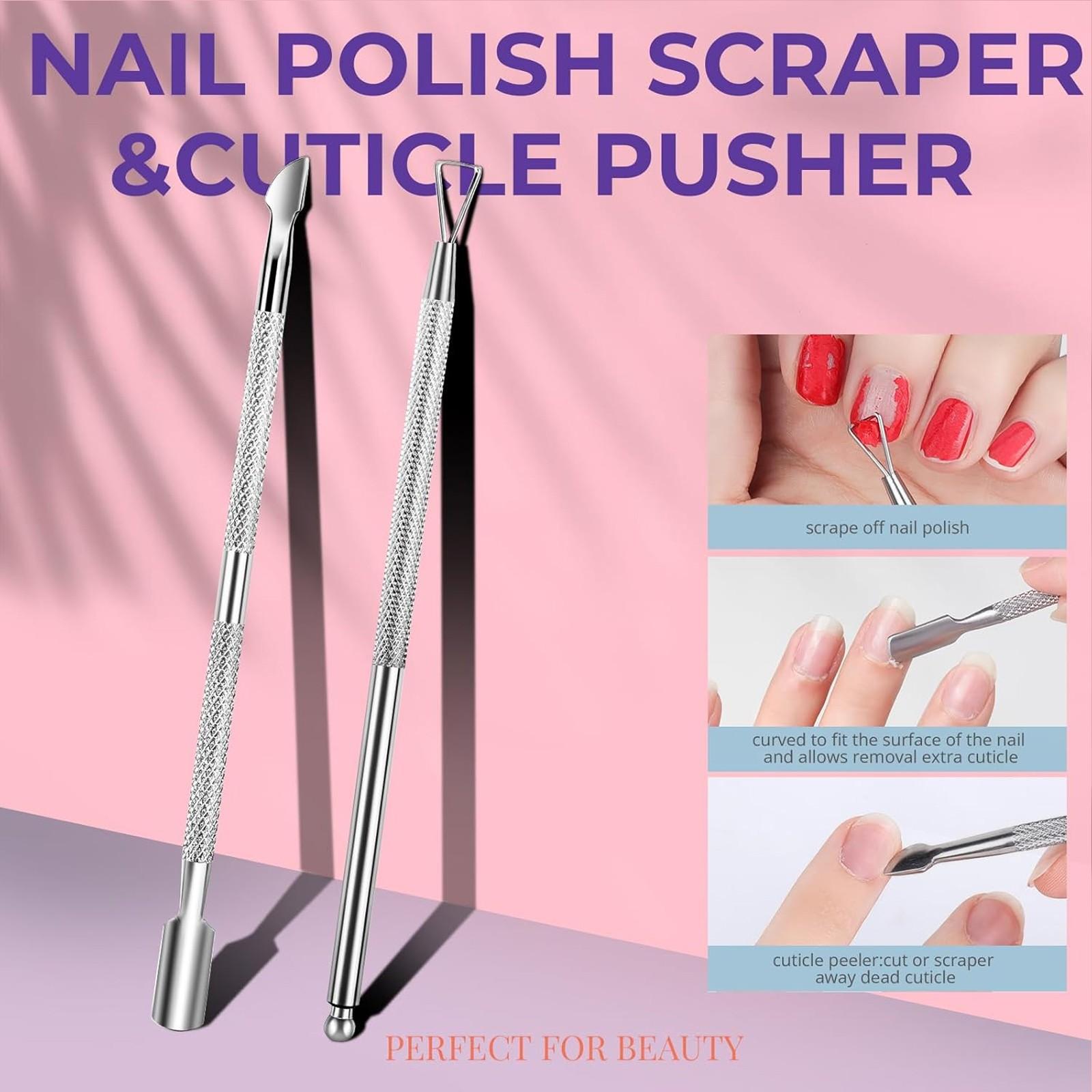 3-Piece Silicone Plastic Hand Bowl Exfoliation Set, 2-Layer Nail Art Soak Bowls, Essential Manicure Dead Skin Pusher Tool Kit