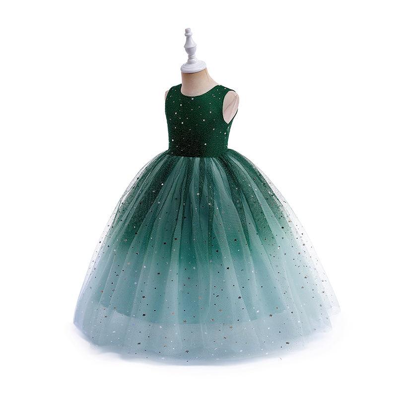 strapless open back dress Princess Off the Shoulder Embroidering Tulle Sage Ball Gown