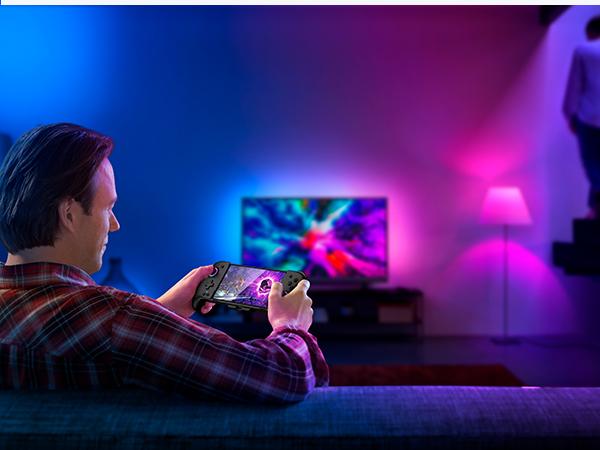 Switch Controllers for Switch/OLED Controller, Switch Wireless Pro Controller Joypad, Full-Size Ergonomic Handheld Mode Controller with Battery/RGB/Turbo/Programming