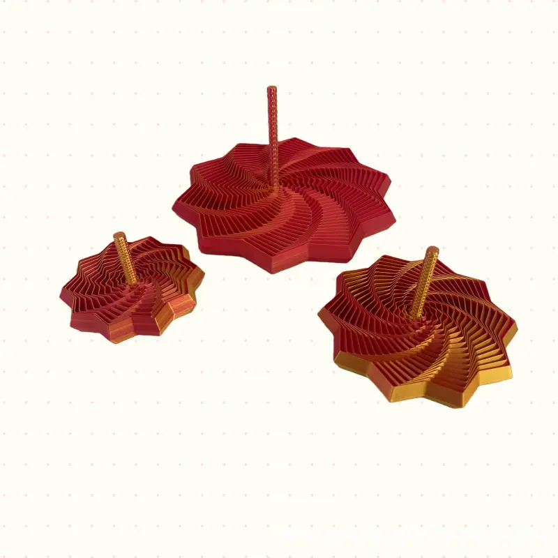 Red and gold two-tone gradient