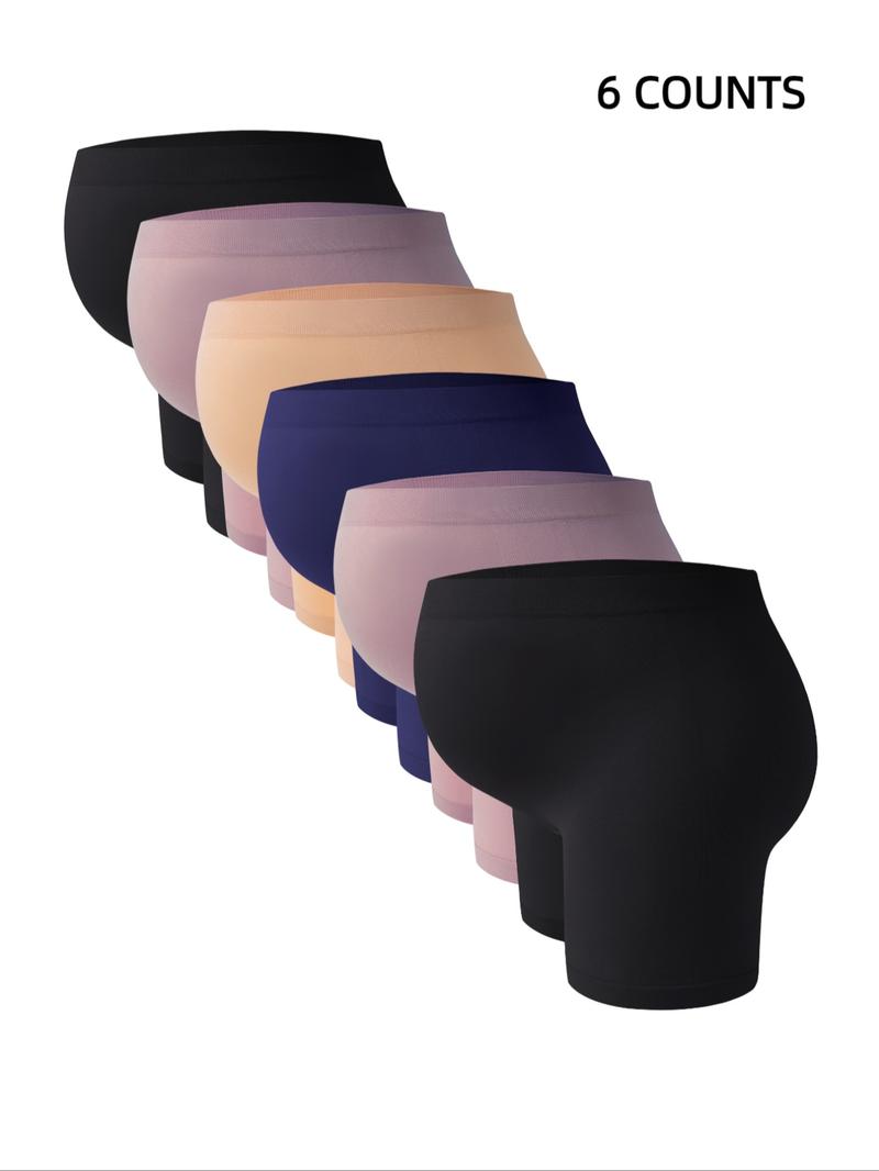 Maternity Plain High Waist Maternity Boyshorts, Comfortable Over the Belly Pregnancy Knickers, Maternity Panty for All Seasons, Belly Pregnancy Underwear, Maternity Clothes