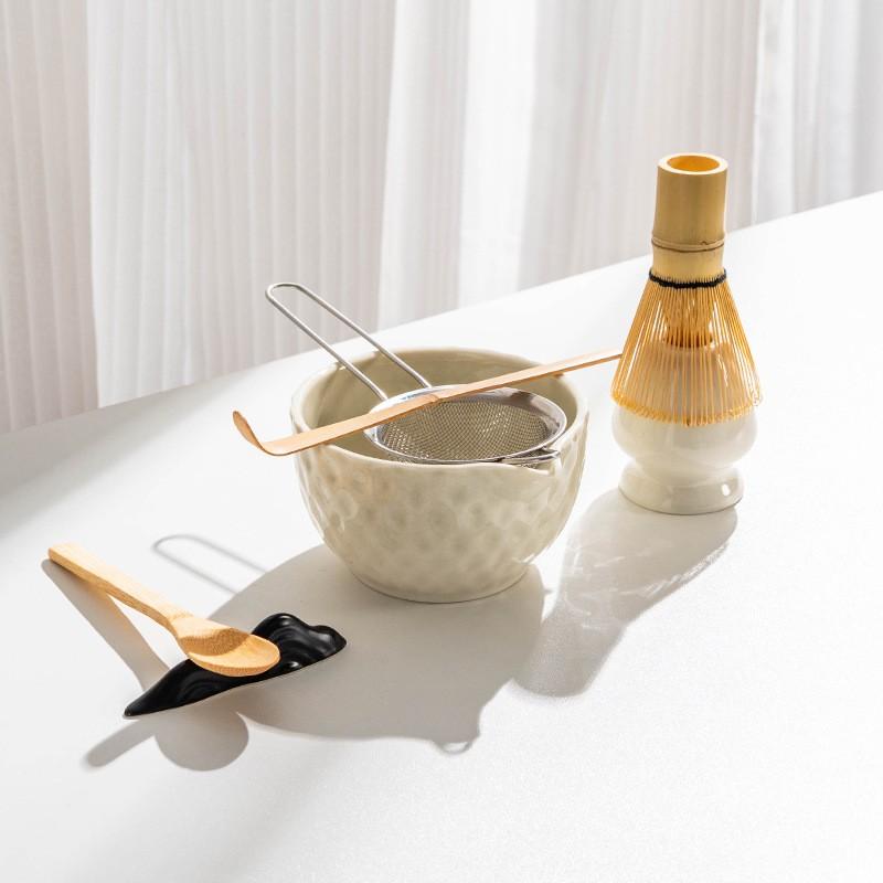 8pcs Japanese Matcha Bowl Set with Whistle, Matcha Bowl Spout, Ceramic Chasen Hundred Stands, Matcha Tea Set Gift Box, Traditional Tea Ceremony, Matcha Set Kit