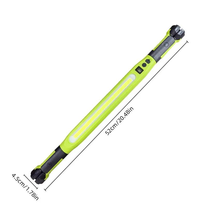 LED Rechargeable USB Work Light, Super Bright Strong Light with Magnetic Base and Hook, 3 Light Modes, Car Maintenance Tool, Portable Working Lights