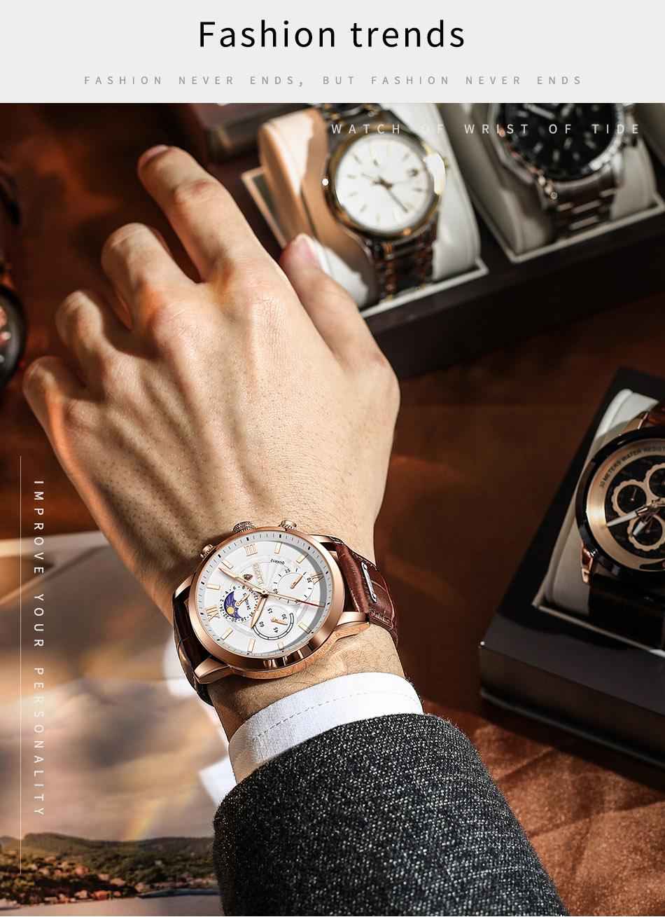 business casual watch cool quartz watch men's watch,mineralhigh hardness glass mirror wateproof black blue