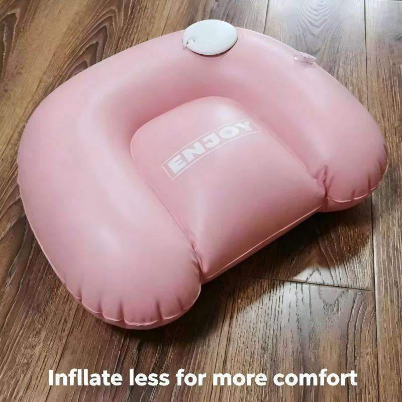 Portable Outdoor Inflatable Pad, Press-Inflate Foldable Music Festival Chair, Thick Material, Concert Beach Lawn Pad