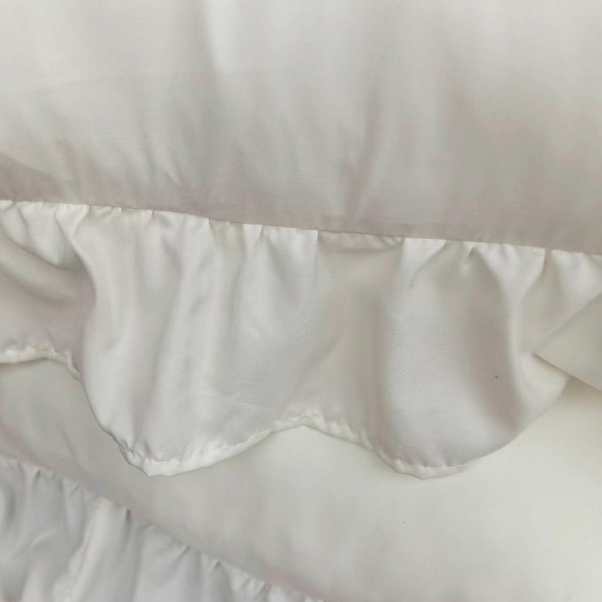 2 Pcs Ruffle Pillowcases, No Filler, Soft Microfiber Pillow Cases with Frilly Trim, Shabby Chic Decorative Pillow Covers for Bedroom,Year-Round Use,Cool Bed Accessories,Home Bedroom-Ideal Gift