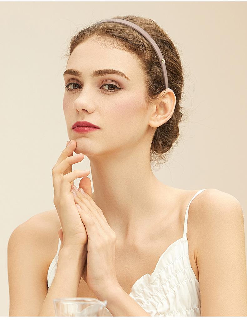 EVITA PERONI Hairband Designed for Eyewear, No Pressure Non-slip Glasses Headband for Women, Vintage Minimalism Hair Accessory