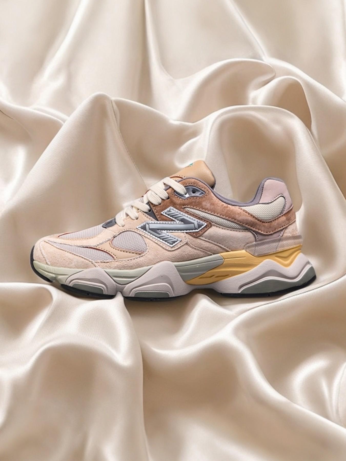 2026 New Retro Couple Height Increase Dad Sneakers Gp9060, Unisex Casual Running Shoes, Low Top Patchwork Textile Upper, All Seasons