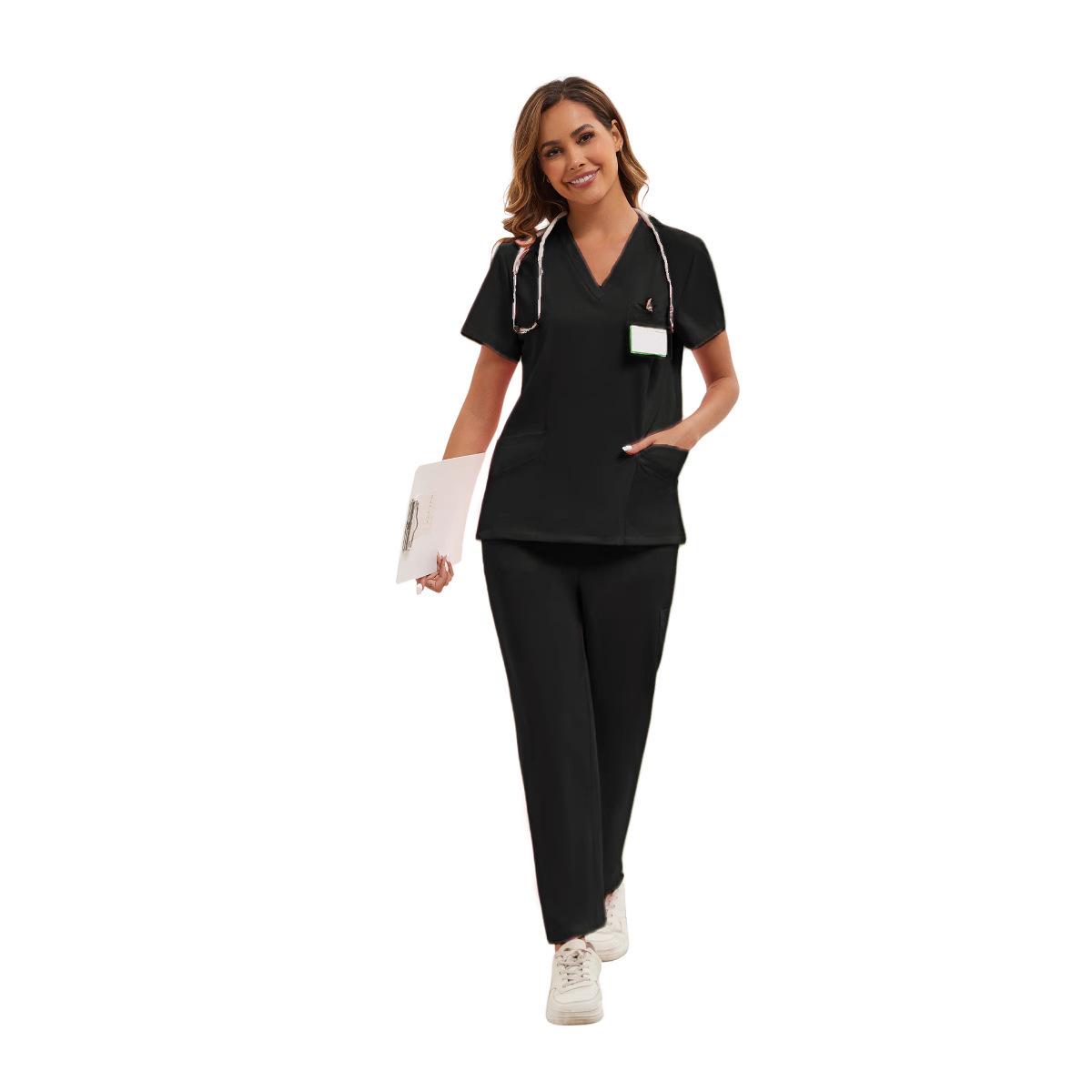 2026 New Women's Doctor Hand Washing Suit Pet Hospital Nurse Suit Beauty Salon Women's Work Clothes Suit