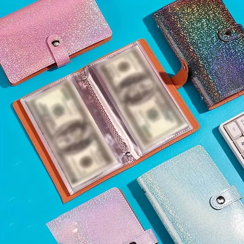 Large-capacity money-saving album, holds up to 100 banknotes. Suitable for storing banknotes, stamps, commemorative banknotes. Bright colors, snap-button design. Ideal for Easter, Mother's Day and birthday gifts.