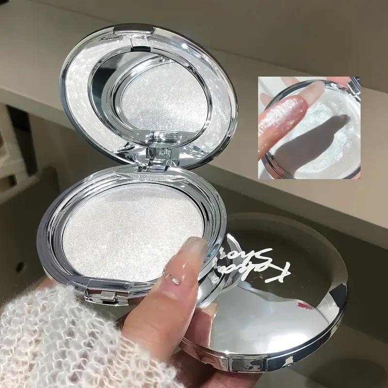 Starlight Shattered Diamond Highlighter, Pearlescent Fine Shimmering Highlighter, Delicate Brightening, Contouring Full Face, More Shimmering with Layering, Multi-Scene Use, Holiday Gift, Glow Highlighter, Glowy Highlighter