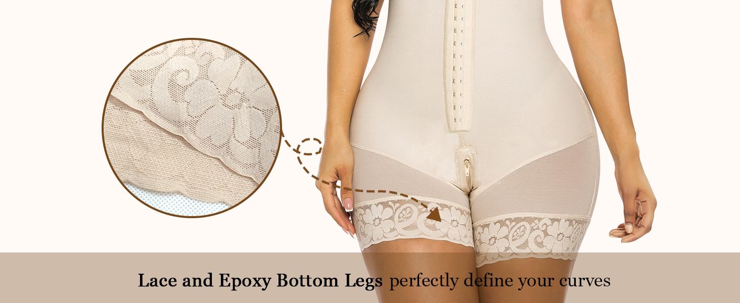 YIANNA Fajas Colombianas Shapewear for Women Tummy Control  Garment with Zipper Crotch Adjustable Strap Bodysuit Basic Minimalist Black SpringStatements