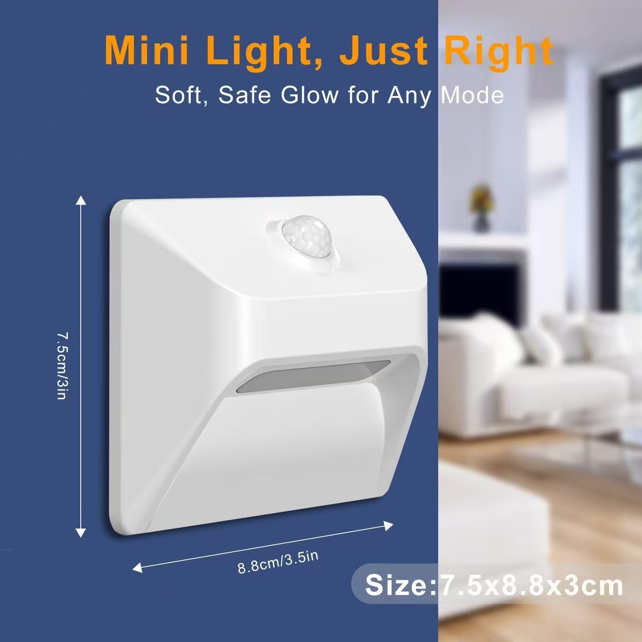 2Pcs Sensor Wall Sconces, Modern LED Rechargeable Wall Lights, Magnetic Attachment, Wireless, 2200mAh Long Battery Life, Motion-Activated Lighting; For Hallways, Bedrooms, Bathrooms, and as Motion-Activated Night Lamps