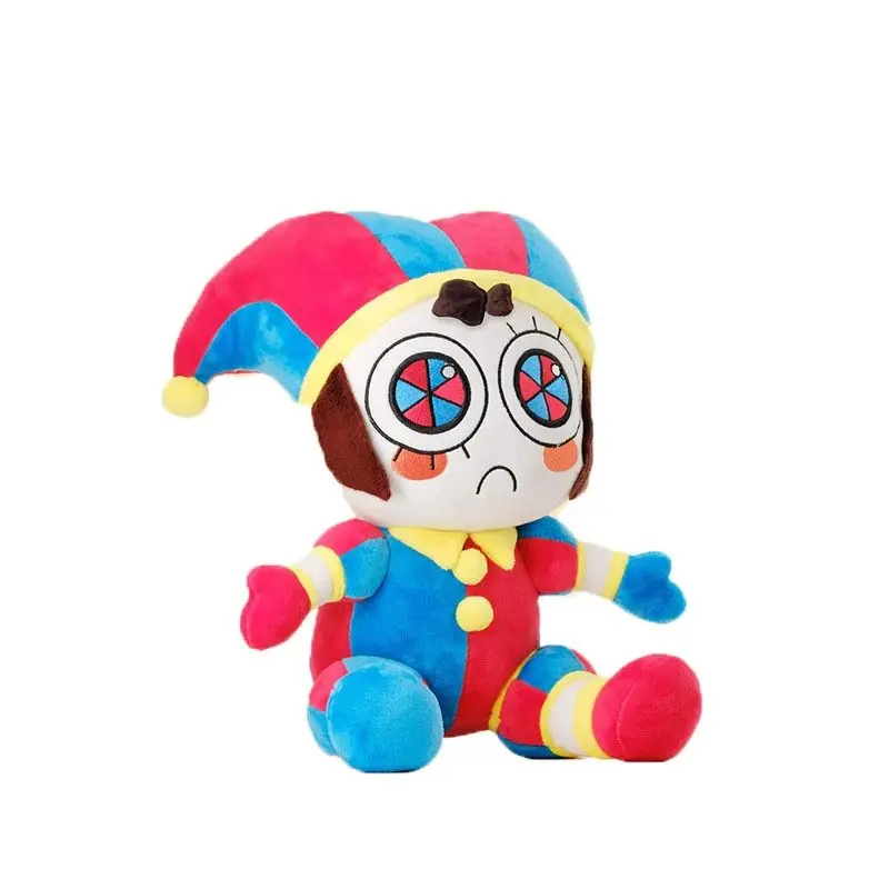 Hot The Amazing Digital Circus Plush Clown Ragatha pomni Cartoon Jax Doll Joker Plush Soft Stuffed Sofa Decorate Christmas Gift