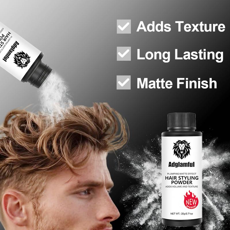 Hairline Powder 20g Fluffy texturizing hair powder with matte, shine-free effect and strong hold - frizz resistant, oil absorbing and long lasting.